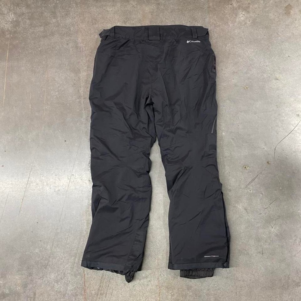 Columbia Omni Tech Insulated‎ Waterproof Winter Nylon Ski Pants Womens XL Black